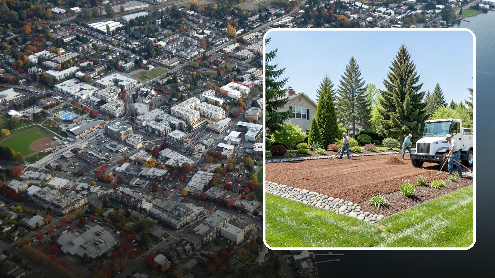 Topsoil Delivery in Kirkland, King County, WA - Quality screened topsoil and garden soil delivered and placed for new beds, lawns, and grade repair.