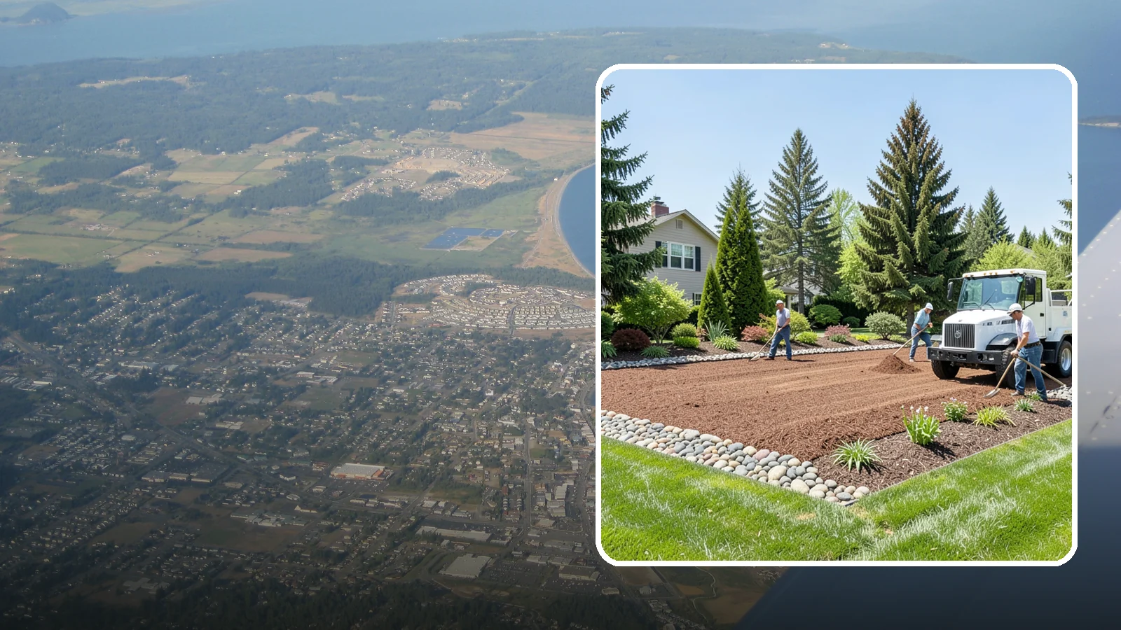 Topsoil Delivery in Oak Harbor, Island County, WA - Quality screened topsoil and garden soil delivered and placed for new beds, lawns, and grade repair.