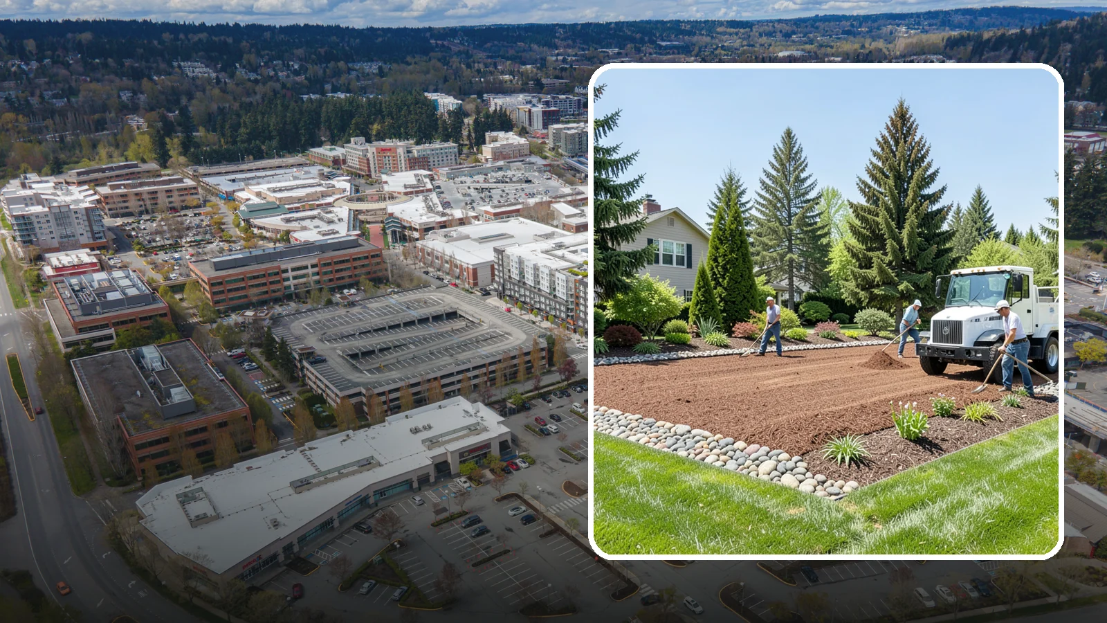 Topsoil Delivery in Redmond, King County, WA - Quality screened topsoil and garden soil delivered and placed for new beds, lawns, and grade repair.