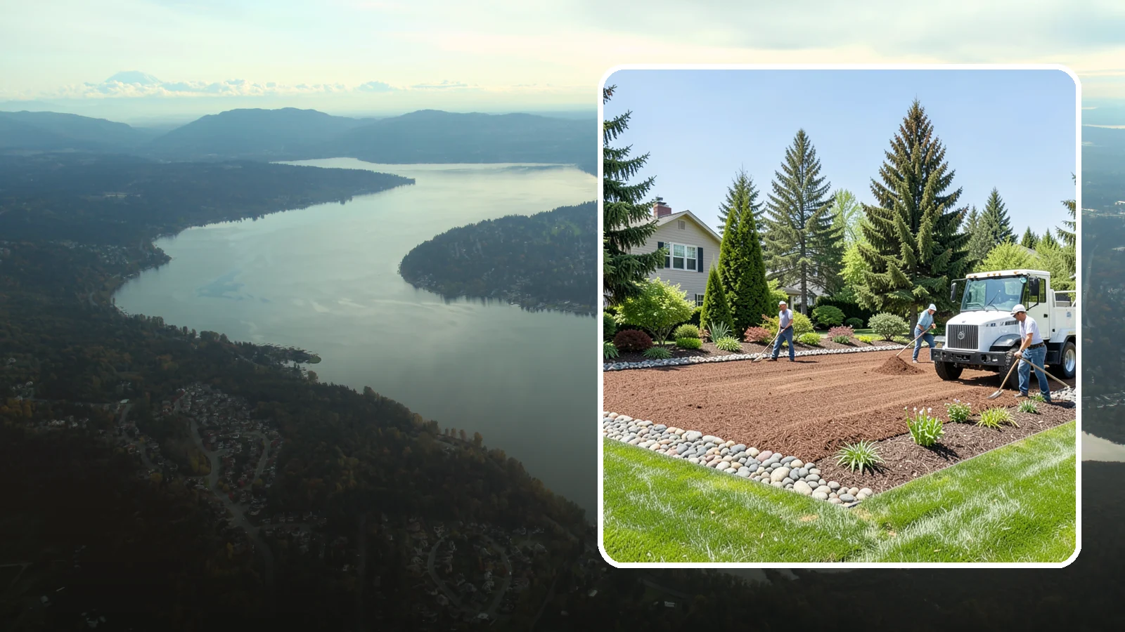 Topsoil Delivery in Sammamish, King County, WA - Quality screened topsoil and garden soil delivered and placed for new beds, lawns, and grade repair.