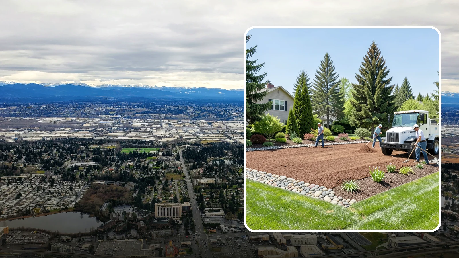 Topsoil Delivery in SeaTac, King County, WA - Quality screened topsoil and garden soil delivered and placed for new beds, lawns, and grade repair.