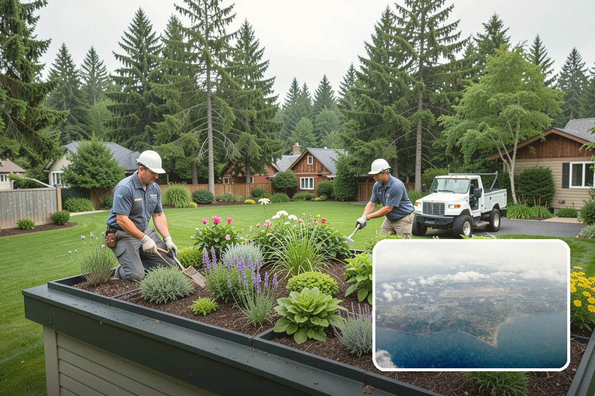 Travertine Paver Installation in Burien, King County, WA - Stays cool underfoot even in summer sun