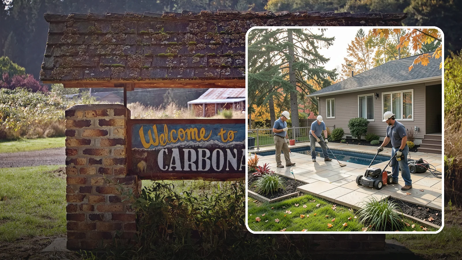 Travertine Paver Installation in Carbonado, Pierce County, WA - Cool, comfortable travertine pavers with a naturally slip-resistant surface, ideal for Northwest pool decks and shaded patios.