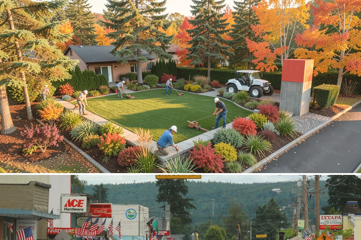 Travertine Paver Installation in Carnation, King County, WA - Best installed in the dry summer months so bedding stays dry and sealer cures fully ahead of the rainy season.
