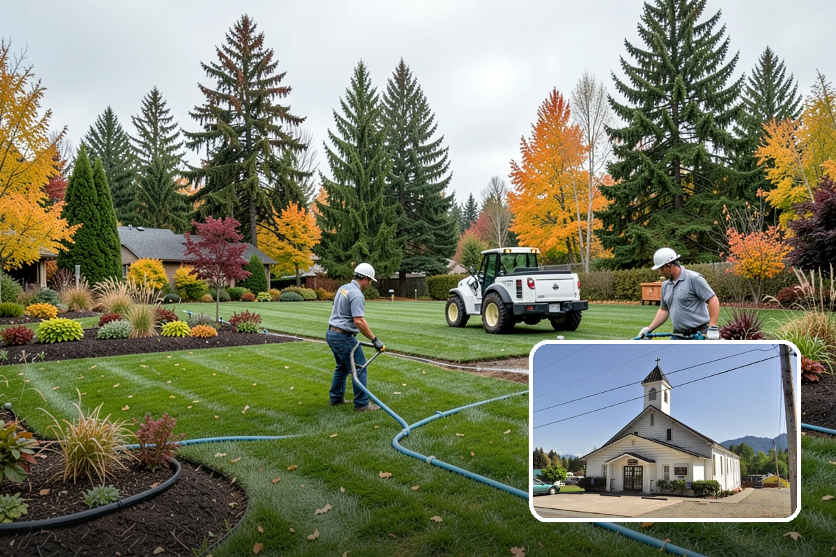 Travertine Paver Installation in Concrete, Skagit County, WA - Stays cool underfoot even in summer sun