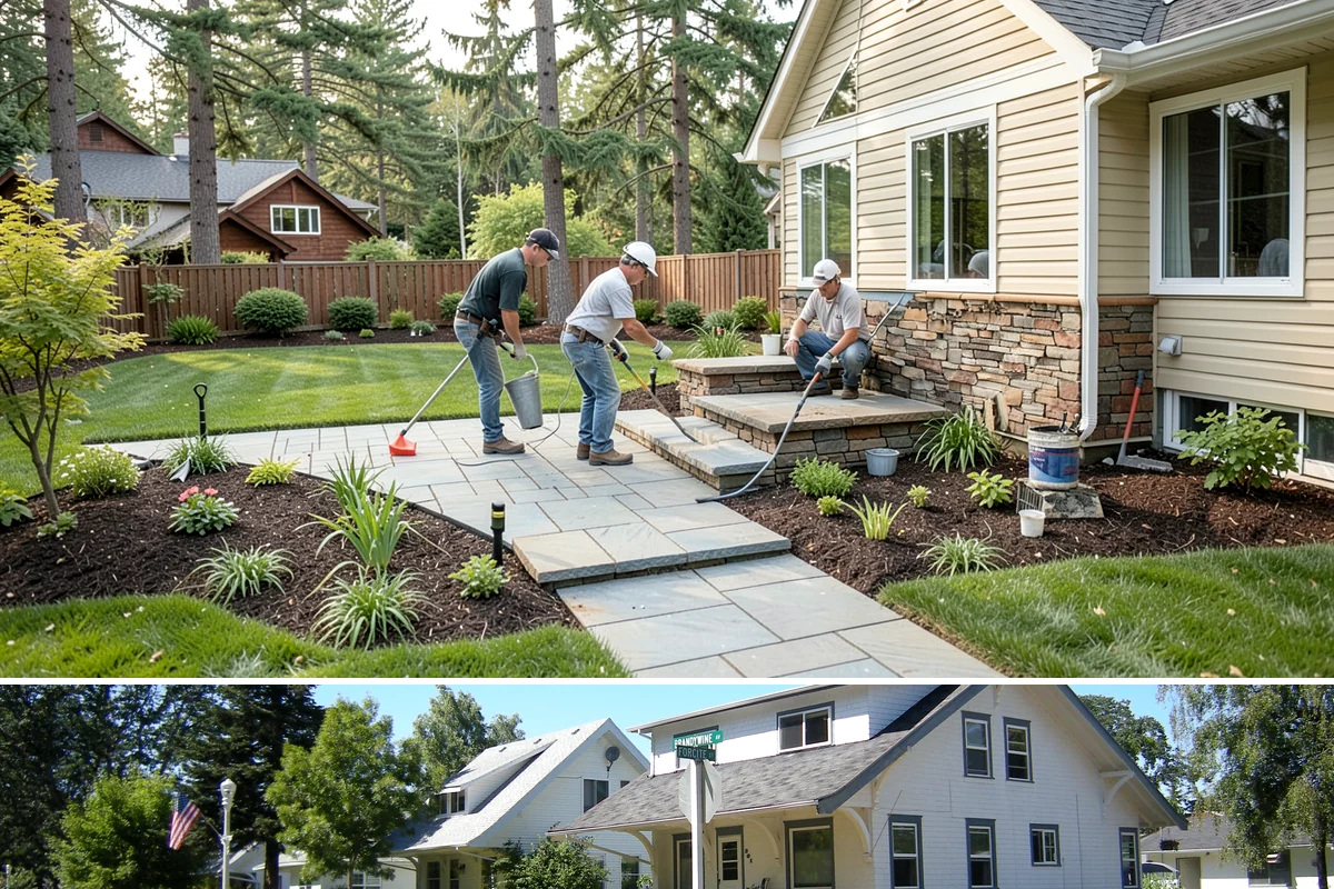 Travertine Paver Installation in DuPont, Pierce County, WA - Best installed in the dry summer months so bedding stays dry and sealer cures fully ahead of the rainy season.