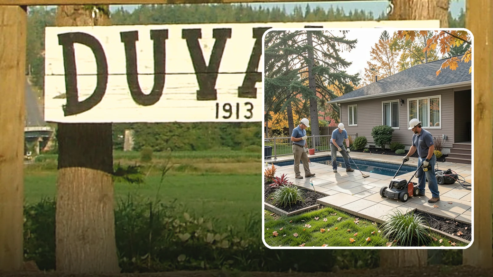 Travertine Paver Installation in Duvall, King County, WA - Cool, comfortable travertine pavers with a naturally slip-resistant surface, ideal for Northwest pool decks and shaded patios.