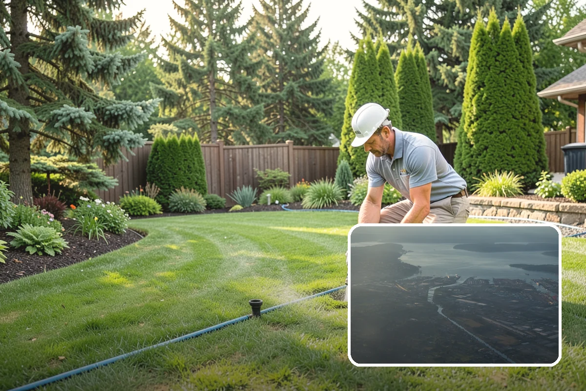 Travertine Paver Installation in Fife, Pierce County, WA - Stays cool underfoot even in summer sun