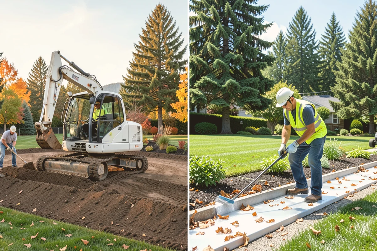 Travertine Paver Installation in Fife, Pierce County, WA - Evaluate drainage and confirm paver finish