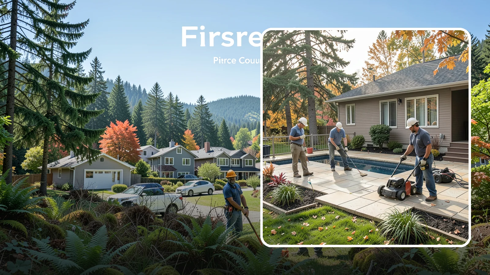 Travertine Paver Installation in Fircrest, Pierce County, WA - Cool, comfortable travertine pavers with a naturally slip-resistant surface, ideal for Northwest pool decks and shaded patios.