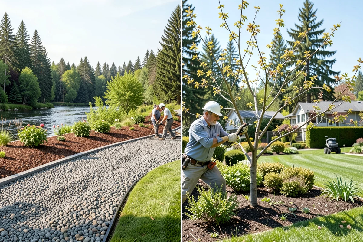 Travertine Paver Installation in Fircrest, Pierce County, WA - Evaluate drainage and confirm paver finish