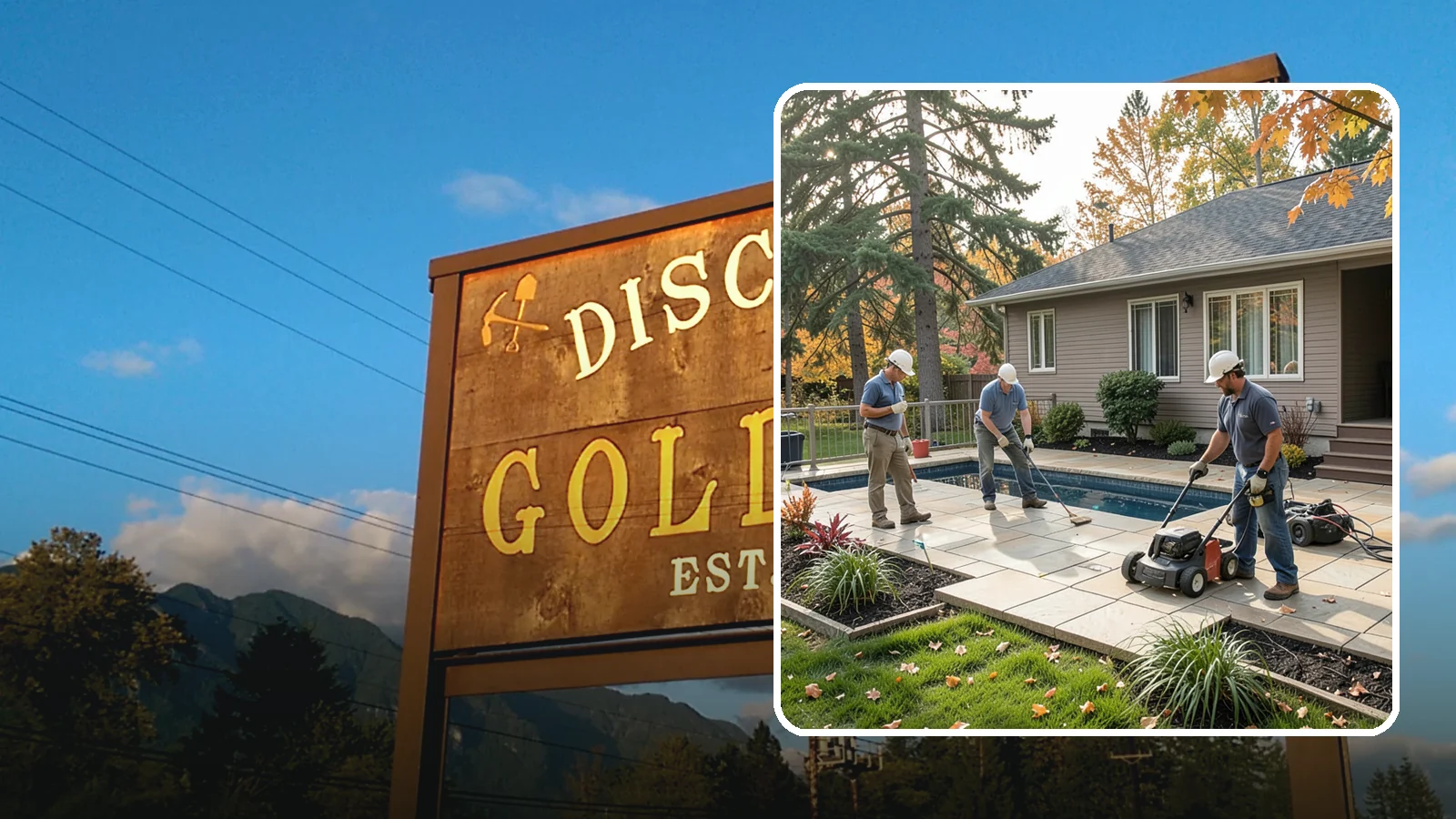 Travertine Paver Installation in Gold Bar, Snohomish County, WA - Cool, comfortable travertine pavers with a naturally slip-resistant surface, ideal for Northwest pool decks and shaded patios.