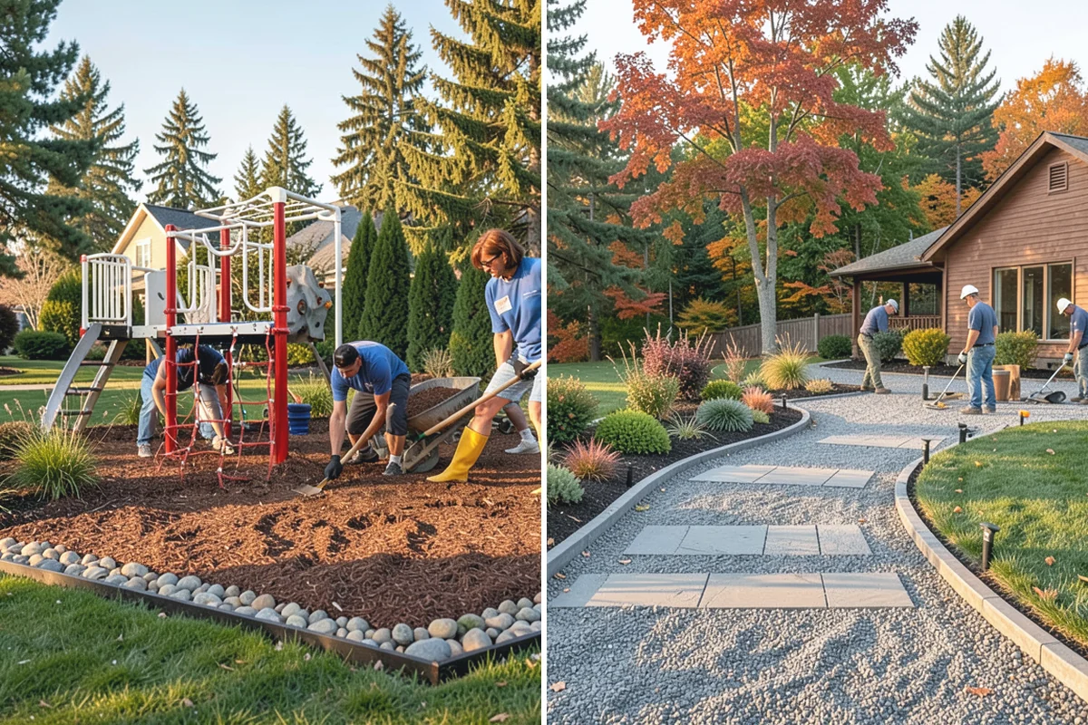 Travertine Paver Installation in Hamilton, Skagit County, WA - Evaluate drainage and confirm paver finish