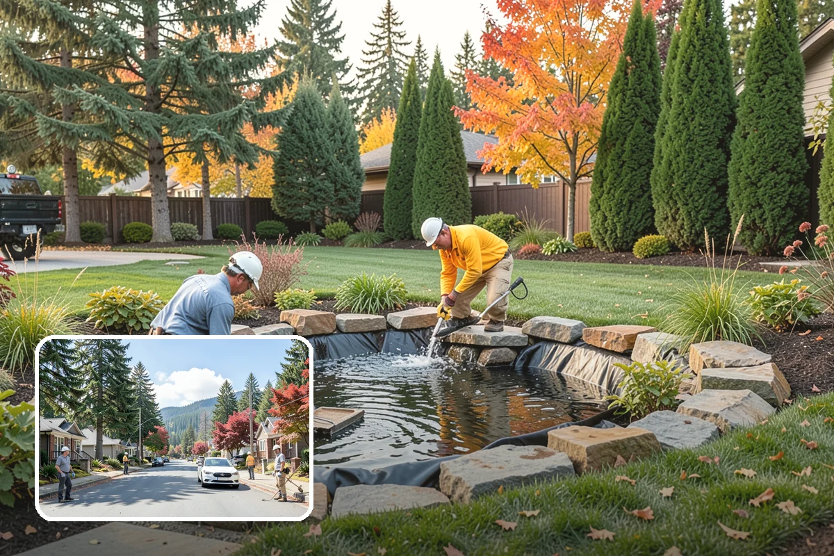 Travertine Paver Installation in Hunts Point, King County, WA - Stays cool underfoot even in summer sun