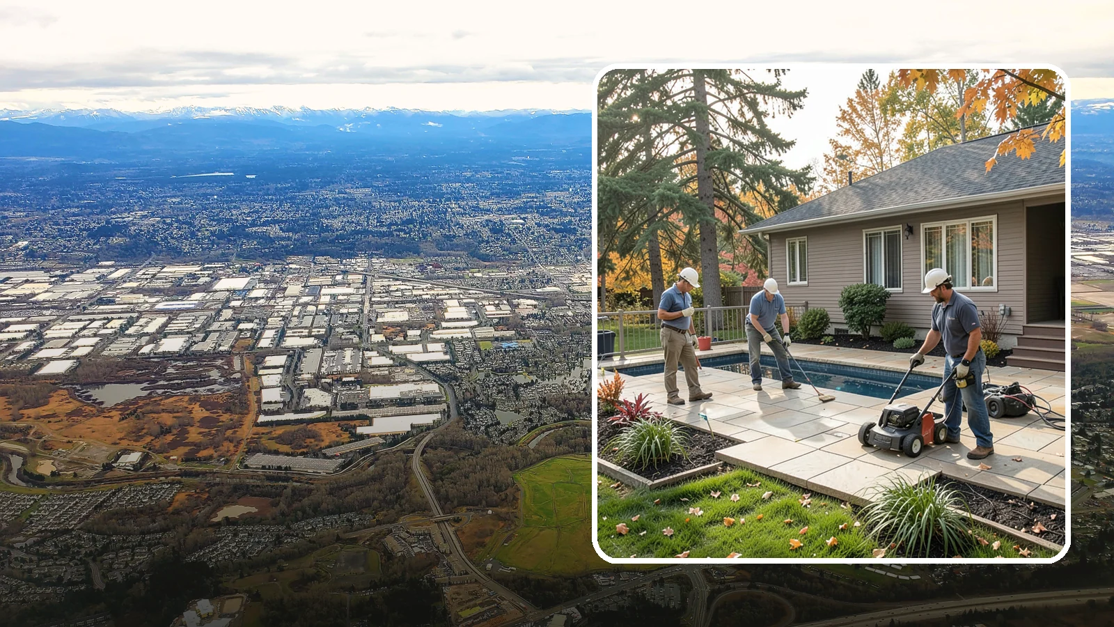 Travertine Paver Installation in Kent, King County, WA - Cool, comfortable travertine pavers with a naturally slip-resistant surface, ideal for Northwest pool decks and shaded patios.