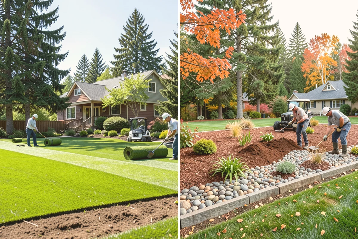 Travertine Paver Installation in Langley, Island County, WA - Evaluate drainage and confirm paver finish