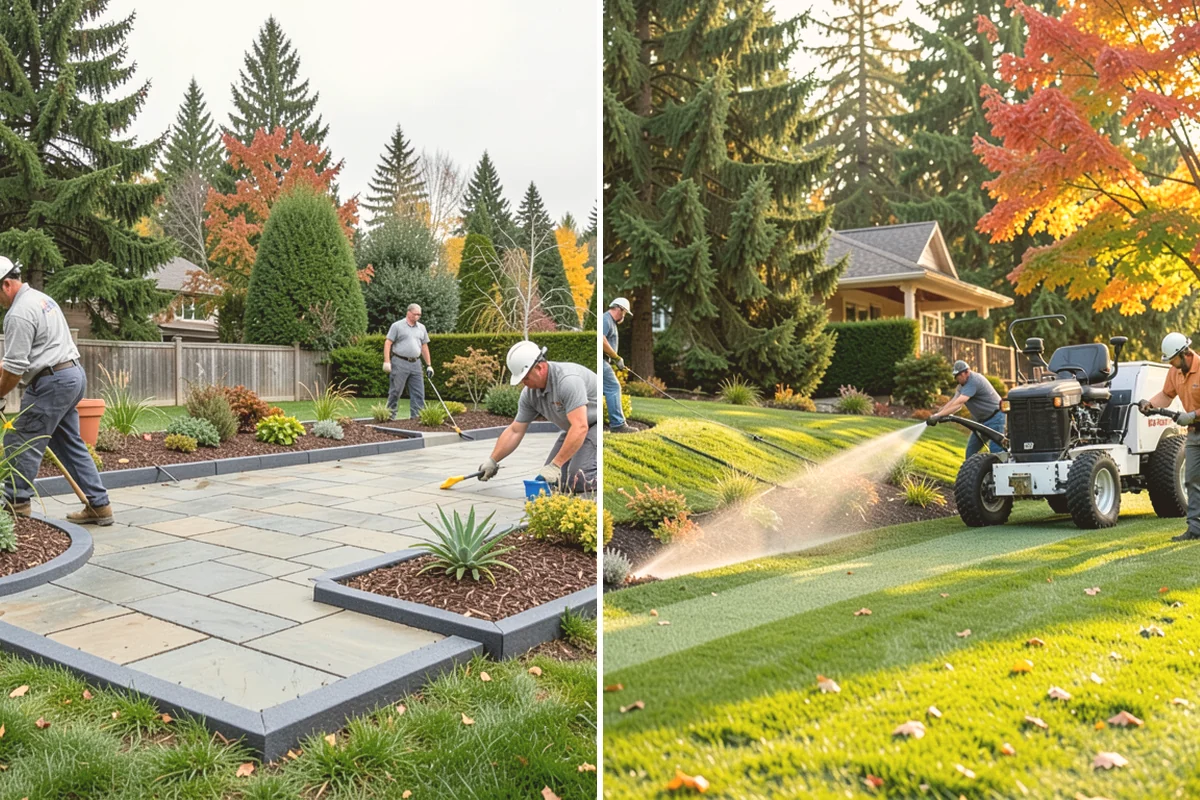 Travertine Paver Installation in Lynnwood, Snohomish County, WA - Evaluate drainage and confirm paver finish