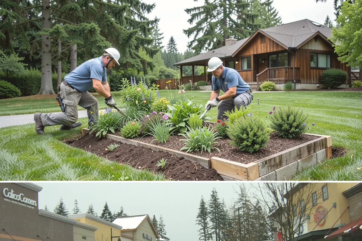 Travertine Paver Installation in Mill Creek, Snohomish County, WA - Best installed in the dry summer months so bedding stays dry and sealer cures fully ahead of the rainy season.