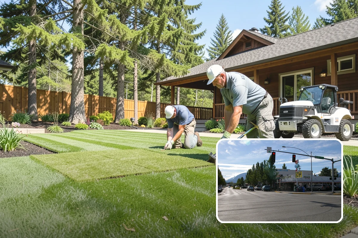 Travertine Paver Installation in North Bend, King County, WA - Stays cool underfoot even in summer sun