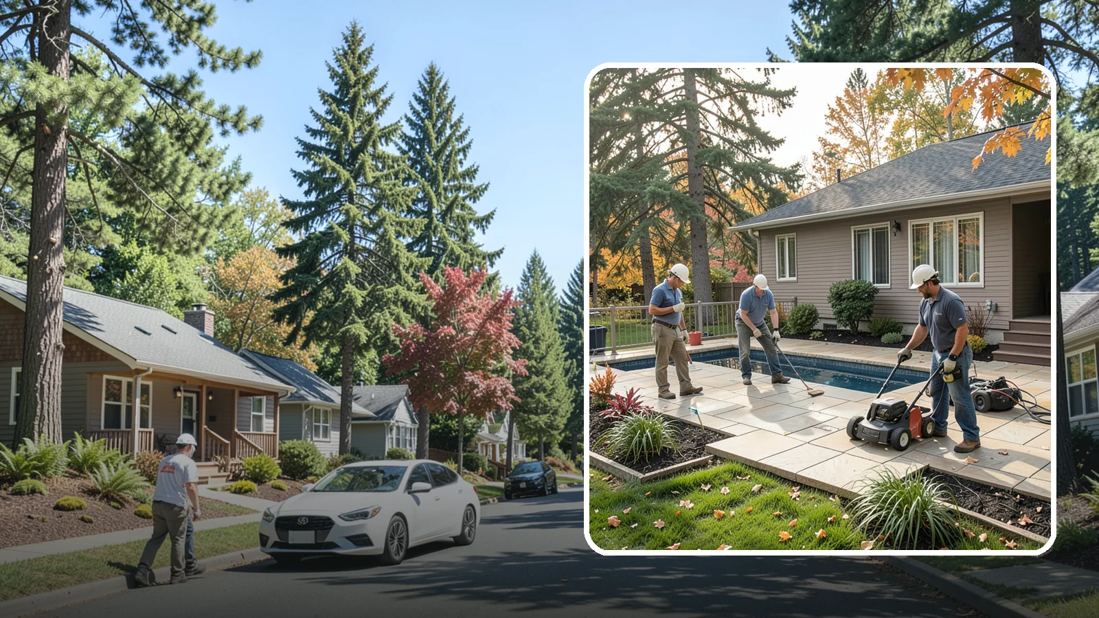 Travertine Paver Installation in Orting, Pierce County, WA - Cool, comfortable travertine pavers with a naturally slip-resistant surface, ideal for Northwest pool decks and shaded patios.