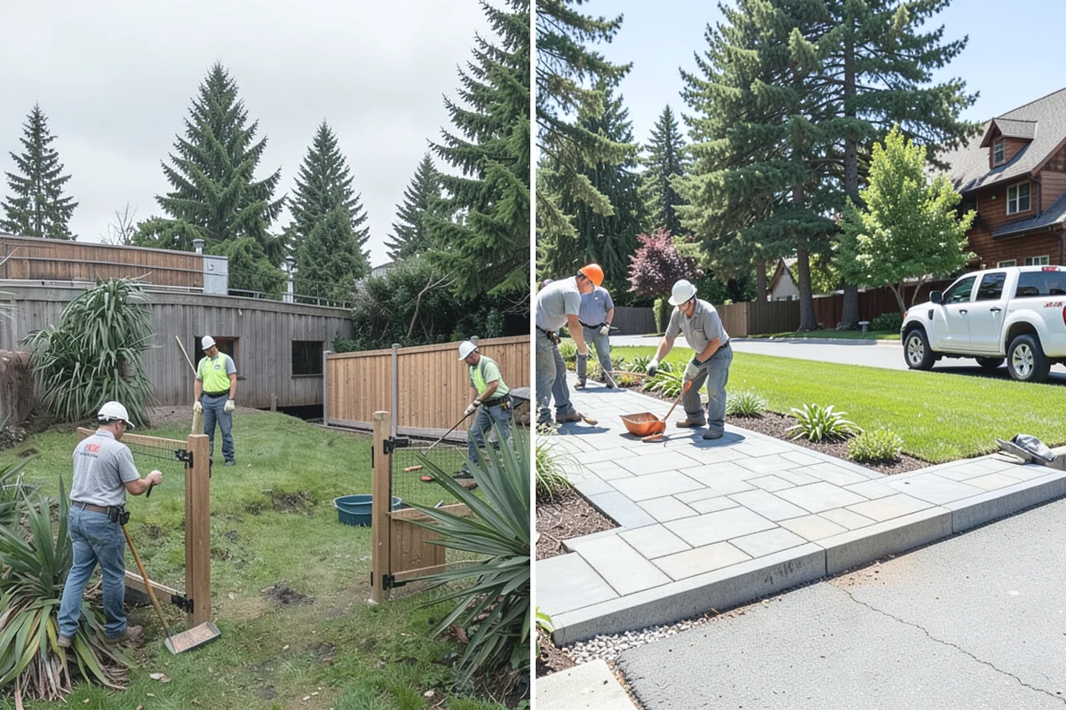 Travertine Paver Installation in Roy, Pierce County, WA - Evaluate drainage and confirm paver finish