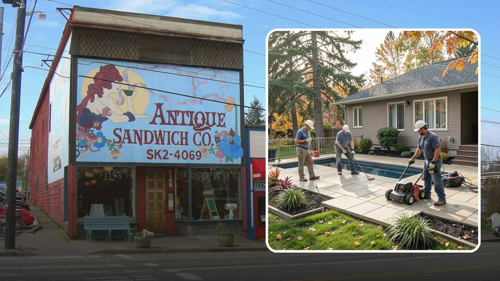 Travertine Paver Installation in Ruston, Pierce County, WA - Cool, comfortable travertine pavers with a naturally slip-resistant surface, ideal for Northwest pool decks and shaded patios.