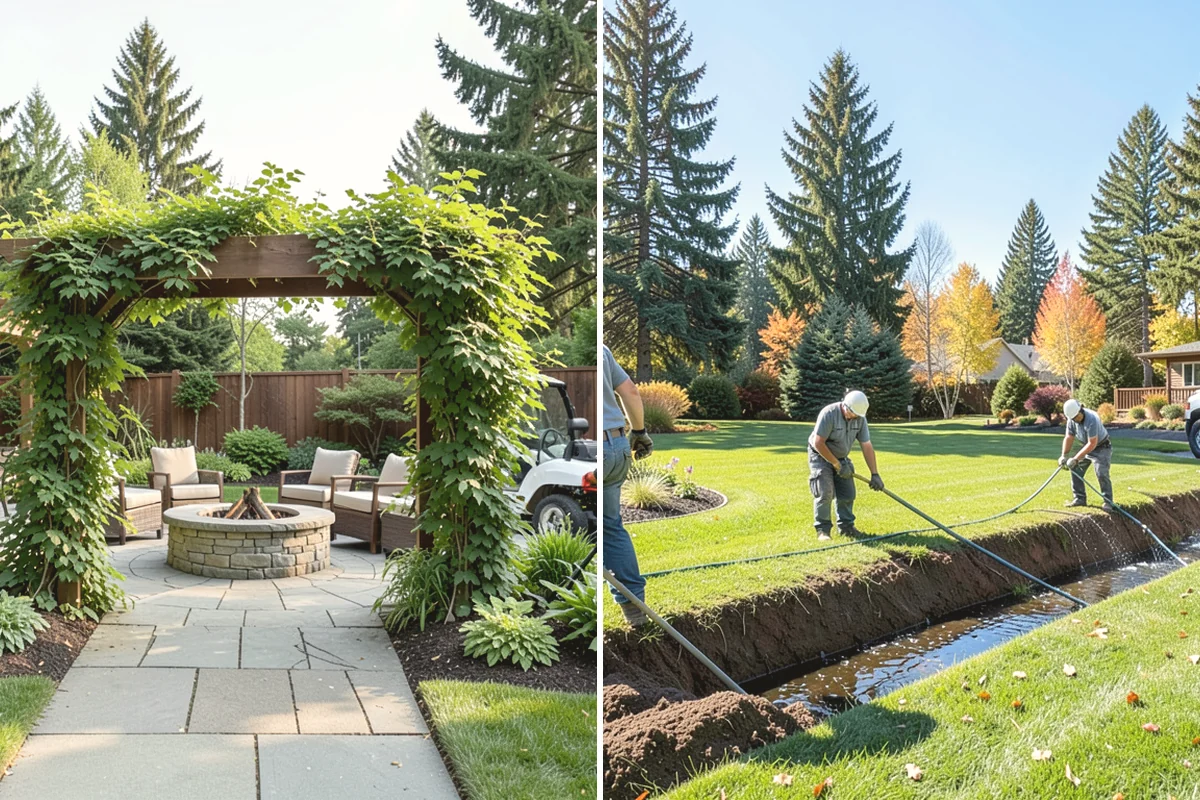 Travertine Paver Installation in Ruston, Pierce County, WA - Evaluate drainage and confirm paver finish