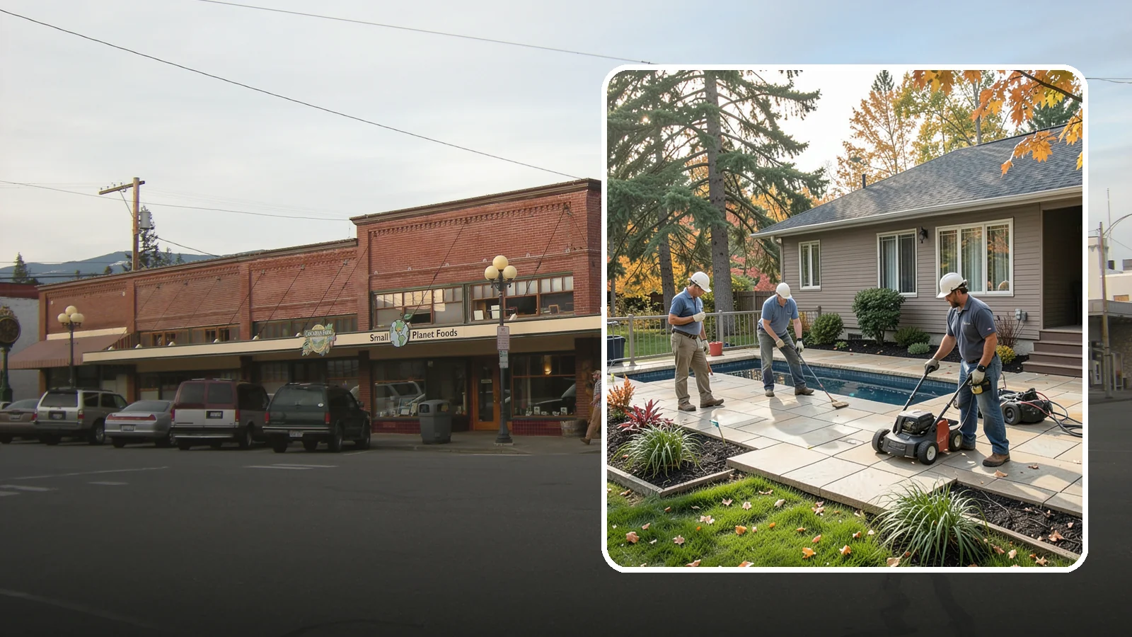 Travertine Paver Installation in Sedro-Woolley, Skagit County, WA - Cool, comfortable travertine pavers with a naturally slip-resistant surface, ideal for Northwest pool decks and shaded patios.