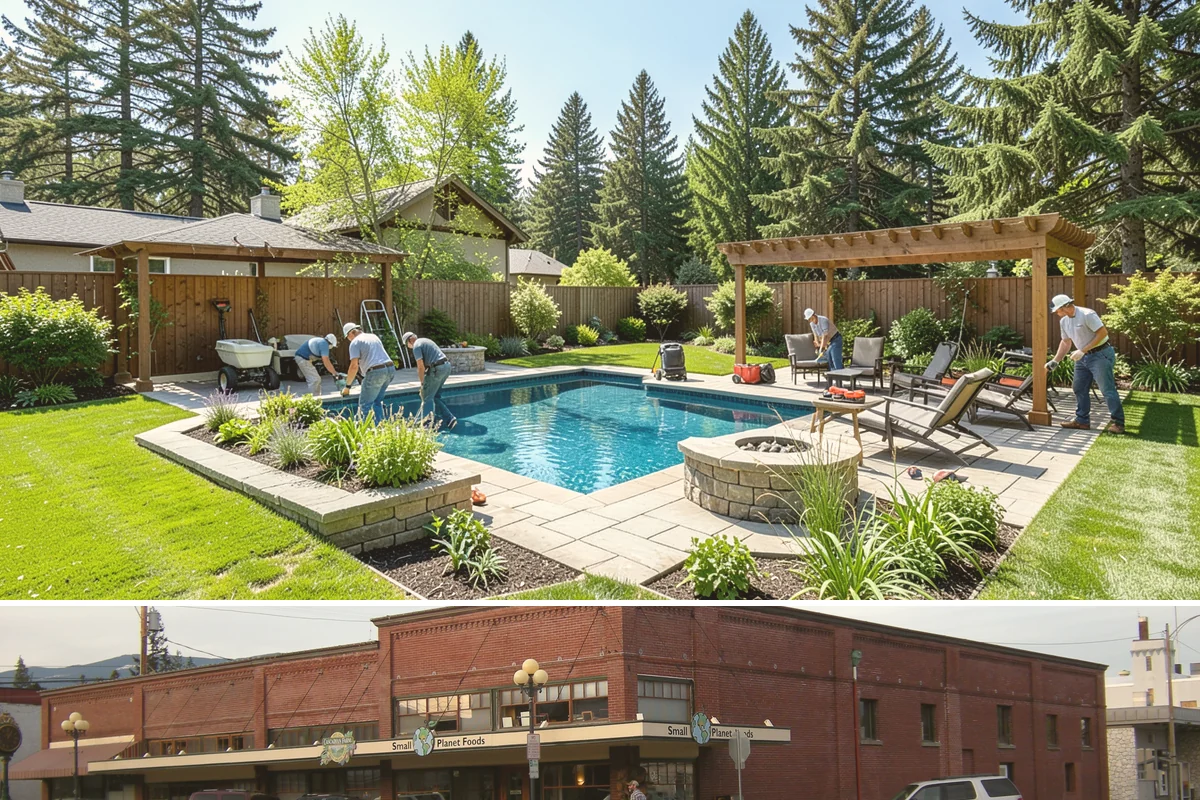 Travertine Paver Installation in Sedro-Woolley, Skagit County, WA - Best installed in the dry summer months so bedding stays dry and sealer cures fully ahead of the rainy season.