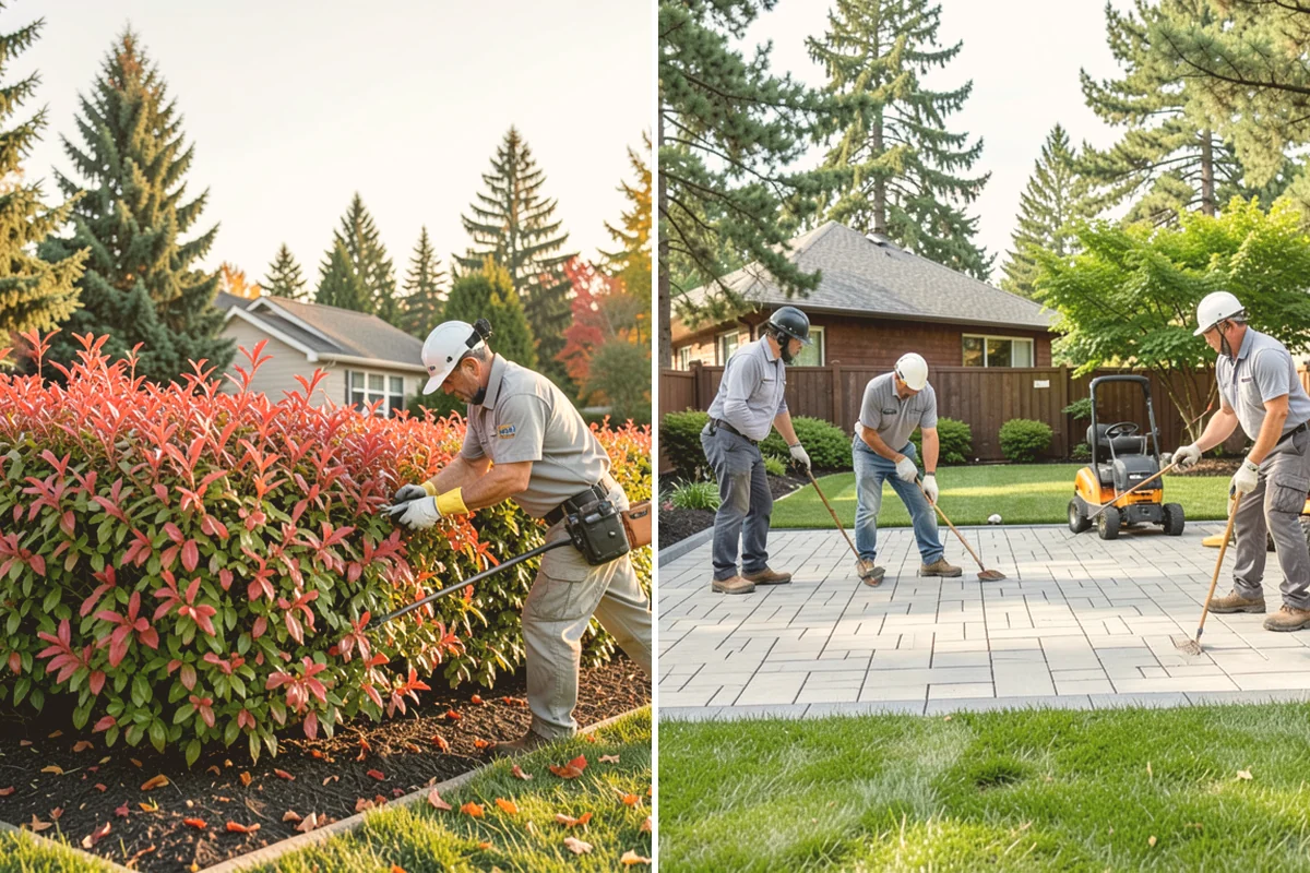 Travertine Paver Installation in Stanwood, Snohomish County, WA - Evaluate drainage and confirm paver finish