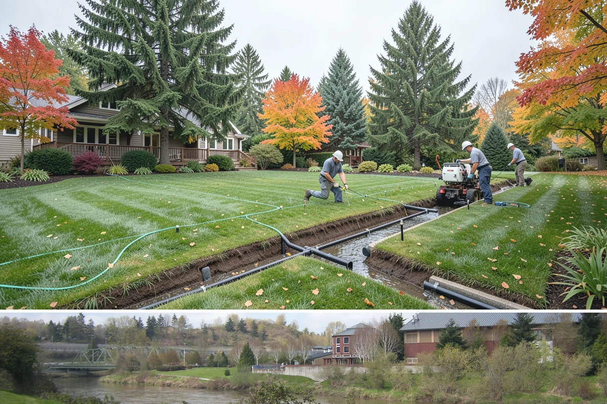 Travertine Paver Installation in Tukwila, King County, WA - Best installed in the dry summer months so bedding stays dry and sealer cures fully ahead of the rainy season.