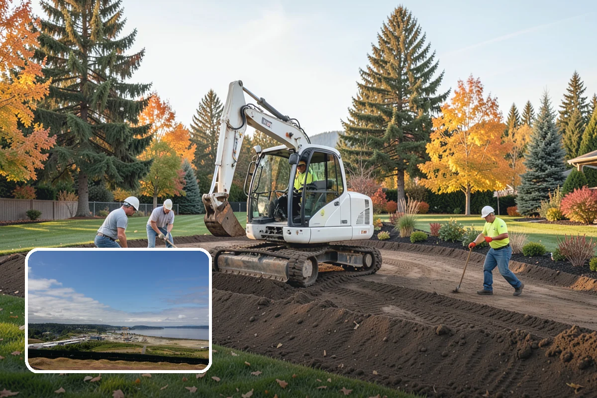 Travertine Paver Installation in University Place, Pierce County, WA - Stays cool underfoot even in summer sun