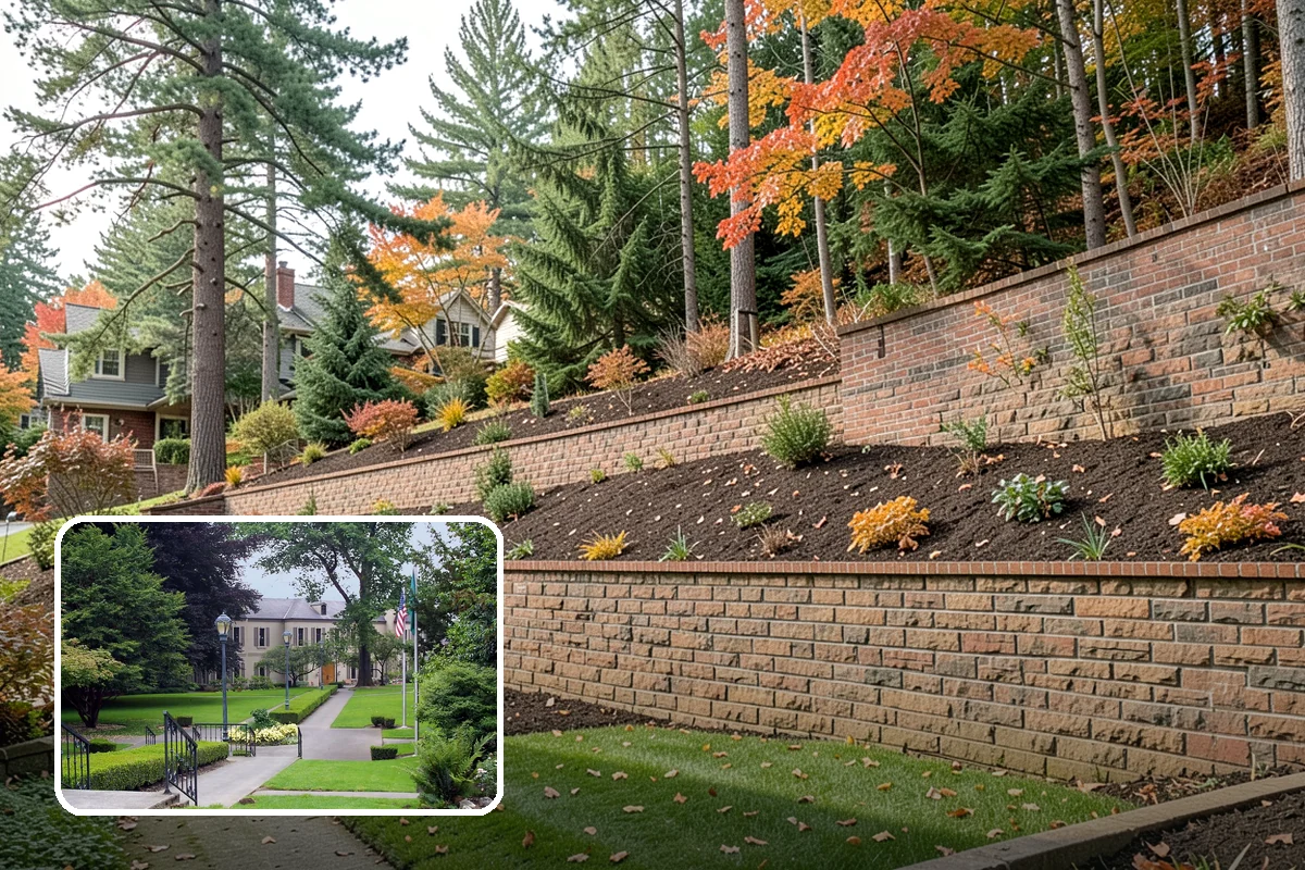 Travertine Paver Installation in Woodinville, King County, WA - Stays cool underfoot even in summer sun