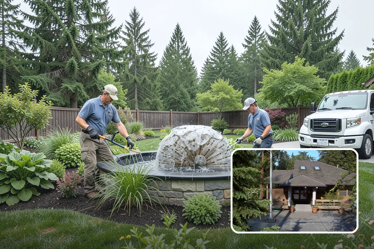 Travertine Paver Installation in Yarrow Point, King County, WA - Stays cool underfoot even in summer sun