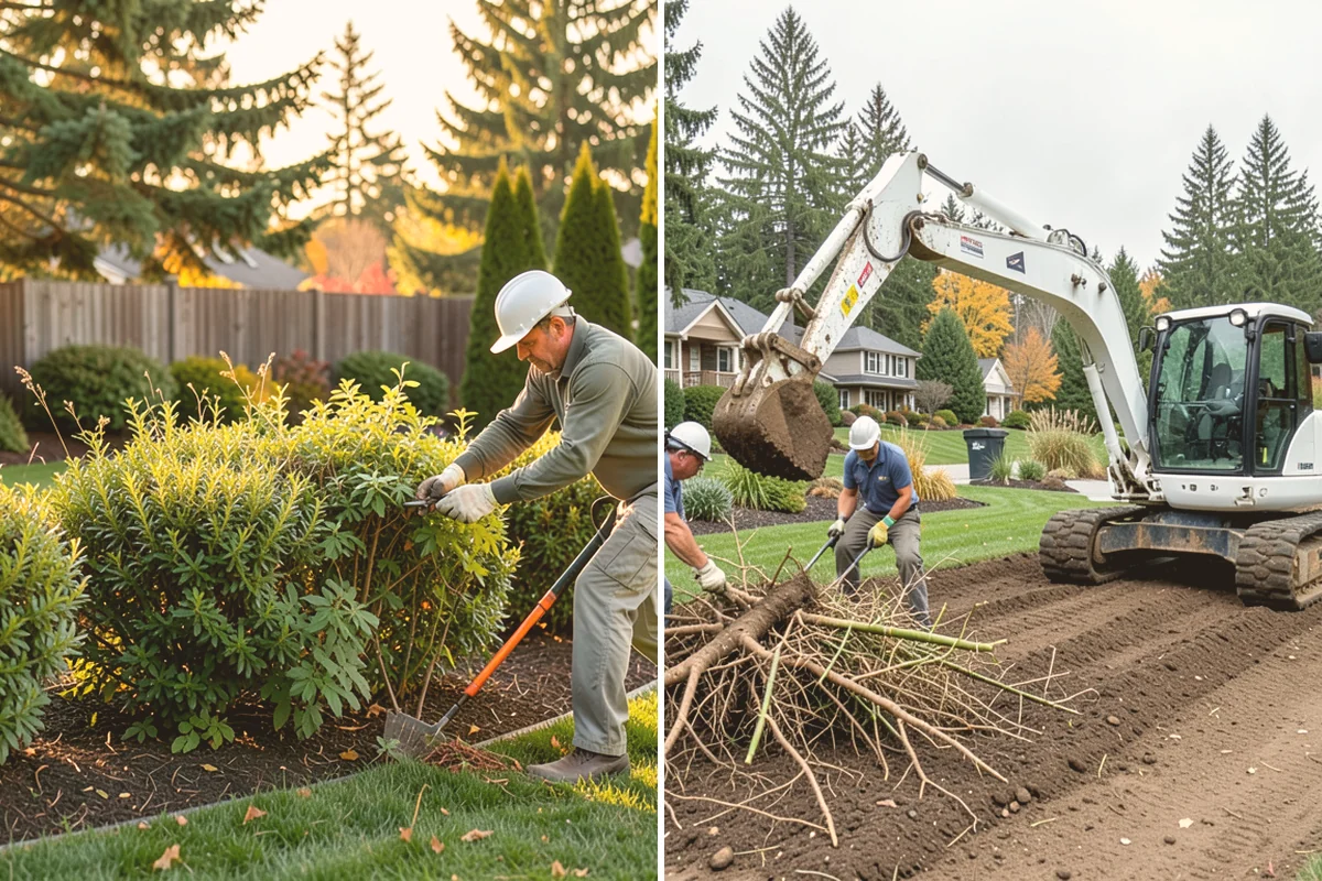 Tree Mulching in Algona, King County, WA - Clear weeds and turf from the drip-line area