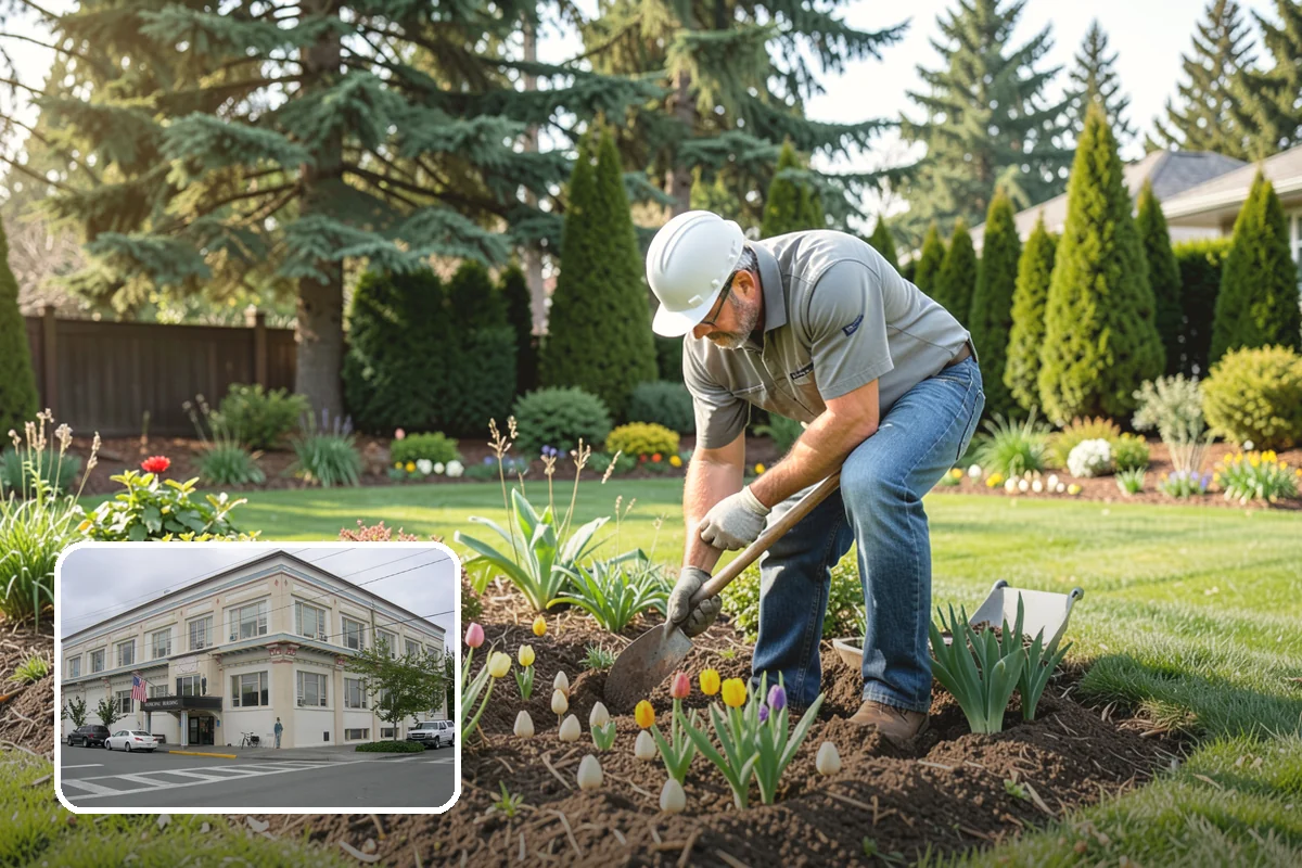 Tree Mulching in Anacortes, Skagit County, WA - Conserves soil moisture and moderates temperature