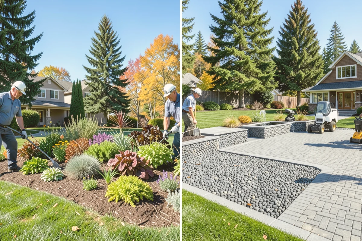 Tree Mulching in Bellevue, King County, WA - Clear weeds and turf from the drip-line area