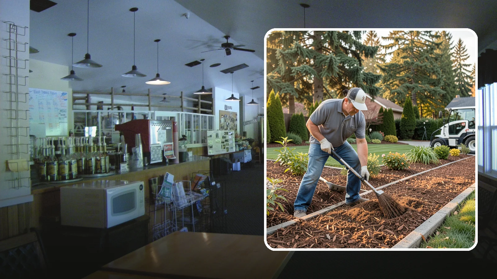 Tree Mulching in Black Diamond, King County, WA - Correct mulching around trees that conserves moisture, feeds the soil, and never smothers the trunk.