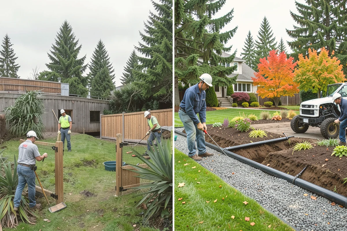 Tree Mulching in Brier, Snohomish County, WA - Clear weeds and turf from the drip-line area