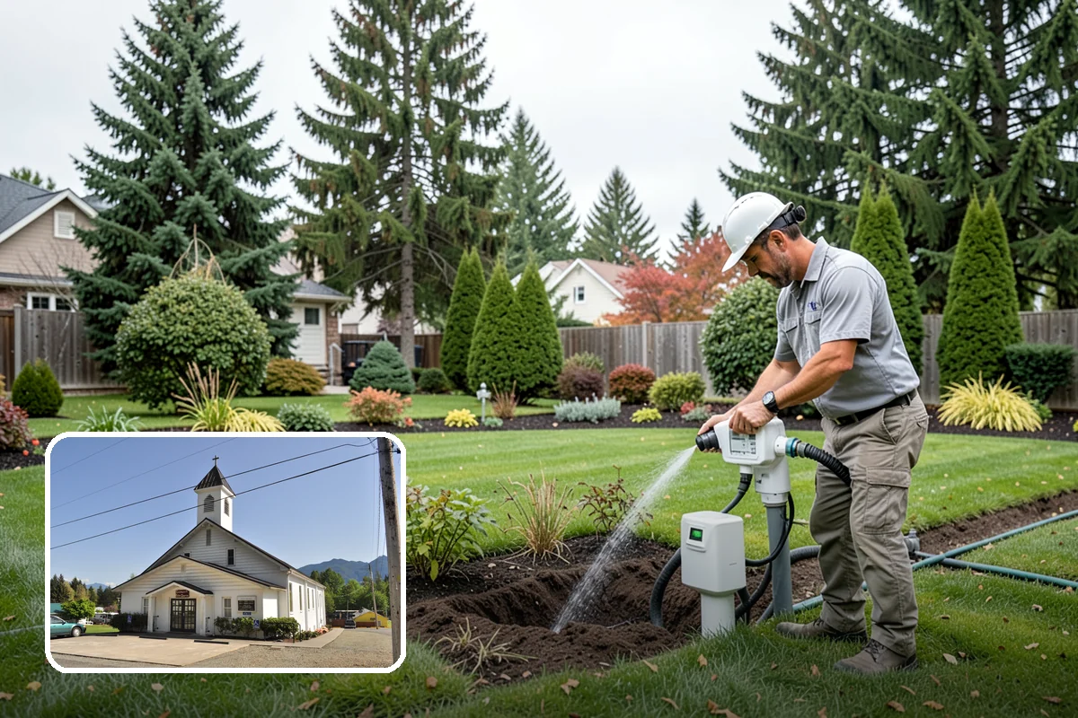Tree Mulching in Concrete, Skagit County, WA - Conserves soil moisture and moderates temperature