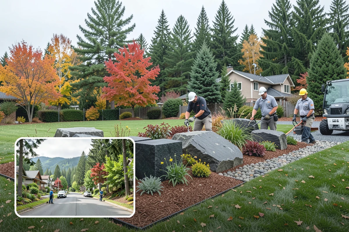 Tree Mulching in Darrington, Snohomish County, WA - Conserves soil moisture and moderates temperature