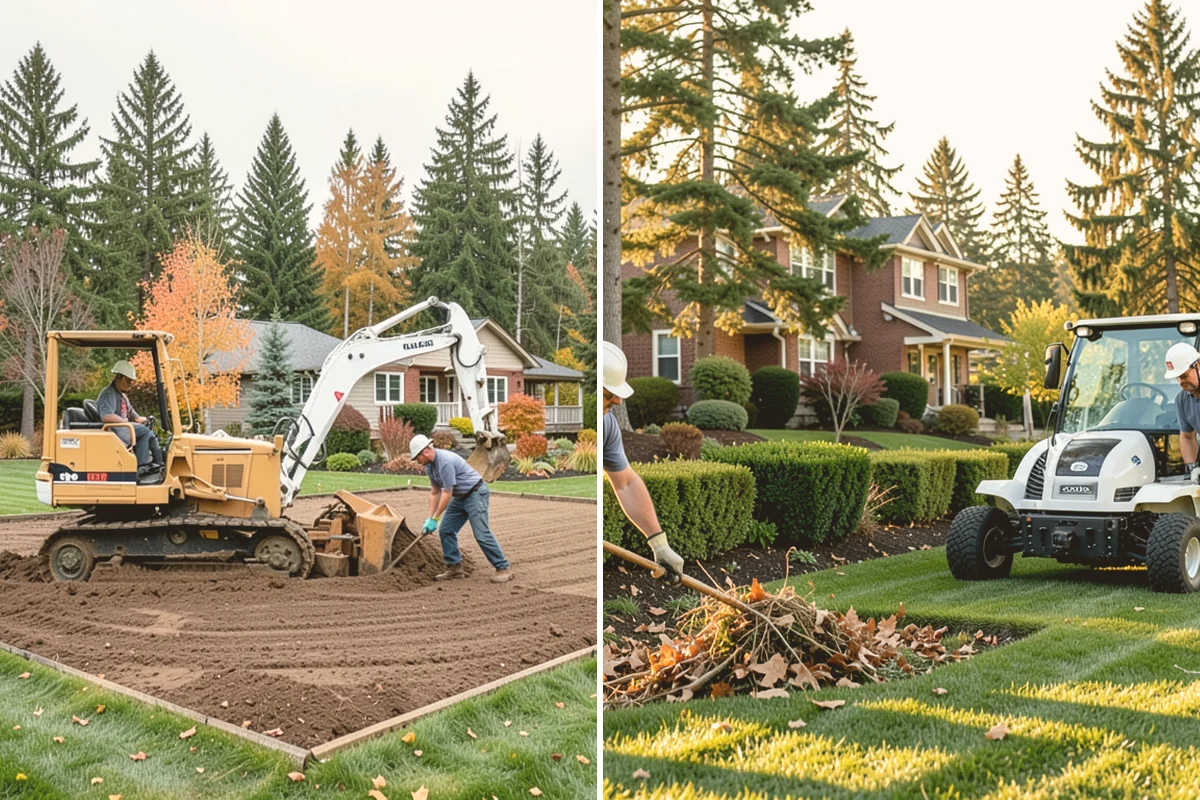 Tree Mulching in Eatonville, Pierce County, WA - Clear weeds and turf from the drip-line area