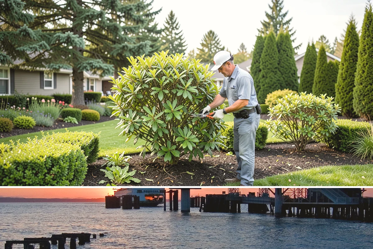 Tree Mulching in Edmonds, Snohomish County, WA - Best refreshed in spring and fall so mulch insulates PNW roots through summer dry spells and wet winters.