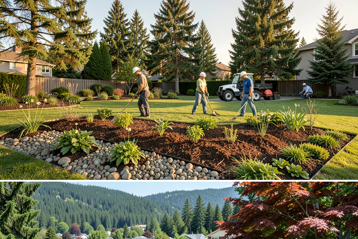 Tree Mulching in Index, Snohomish County, WA - Best refreshed in spring and fall so mulch insulates PNW roots through summer dry spells and wet winters.