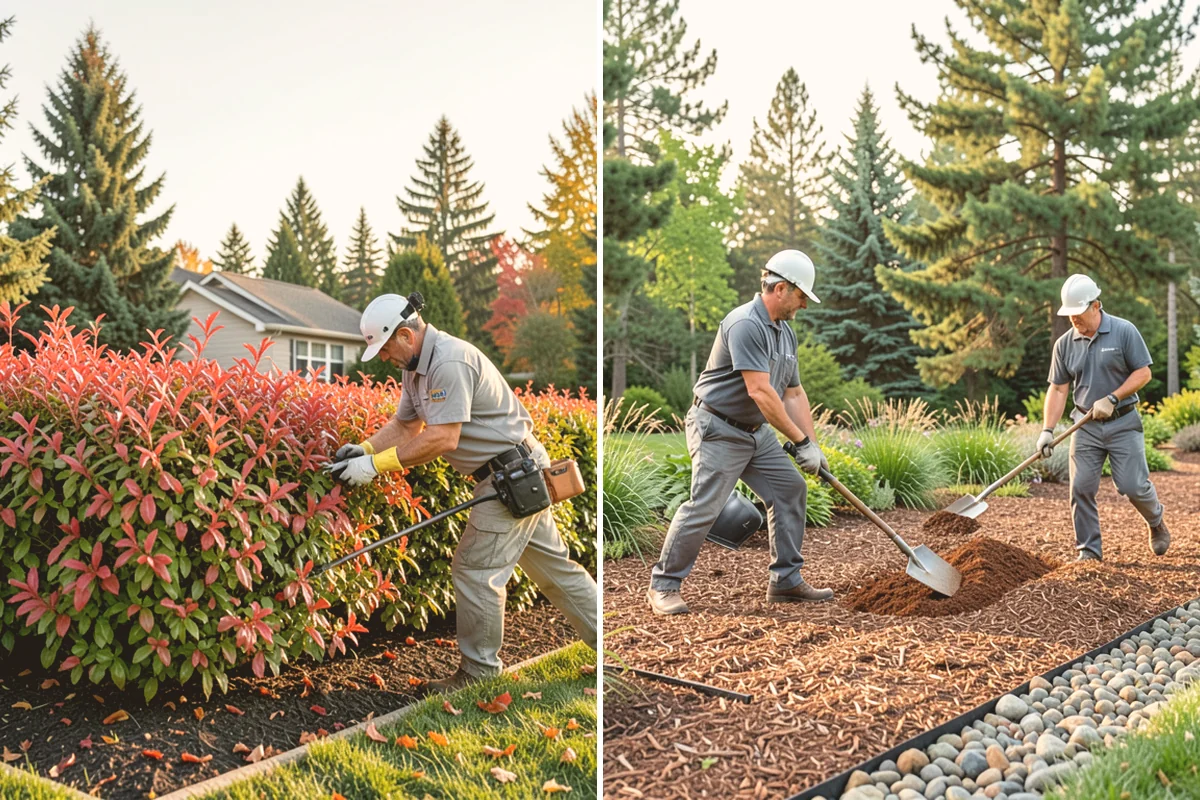 Tree Mulching in Kent, King County, WA - Clear weeds and turf from the drip-line area