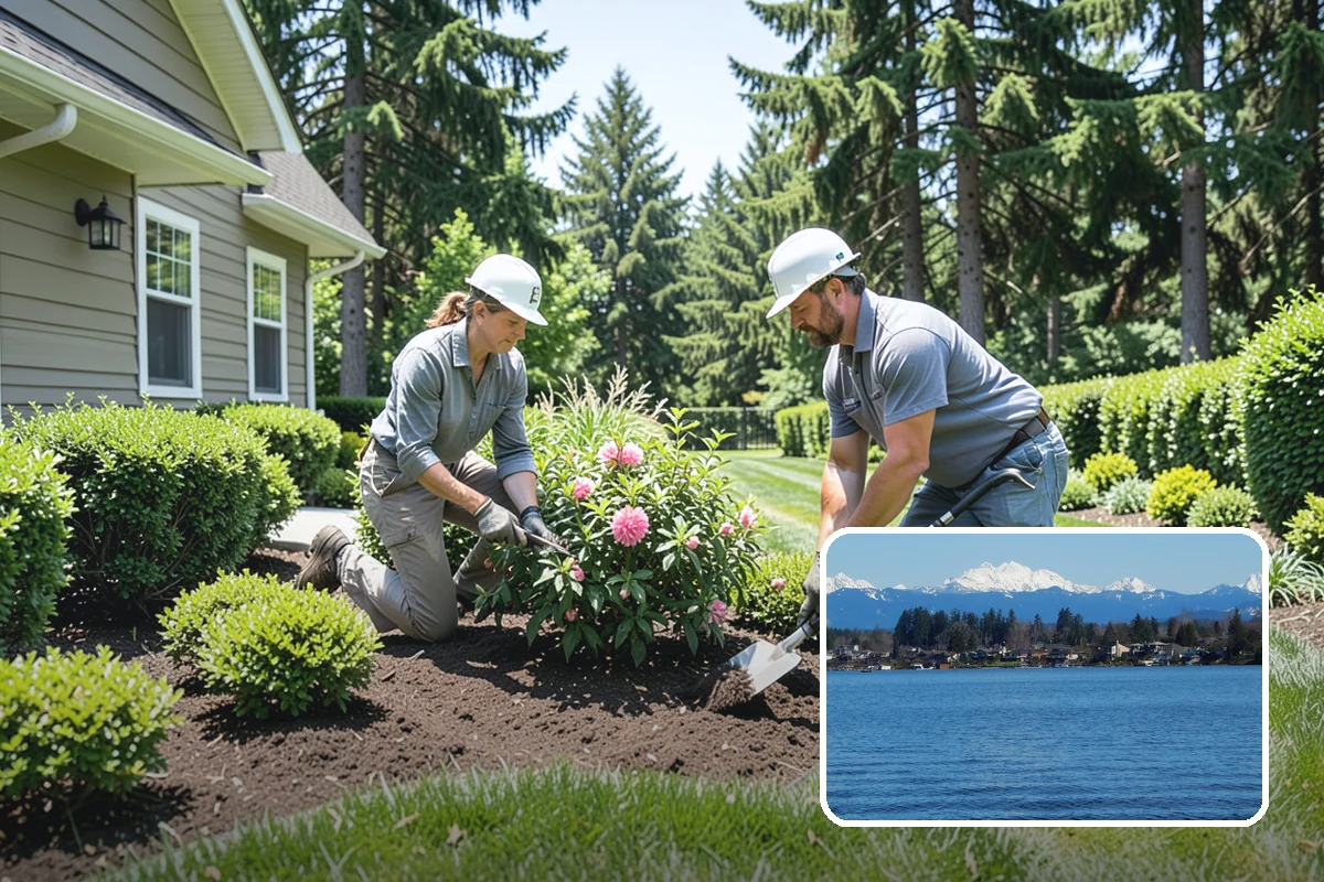 Tree Mulching in Lake Stevens, Snohomish County, WA - Conserves soil moisture and moderates temperature