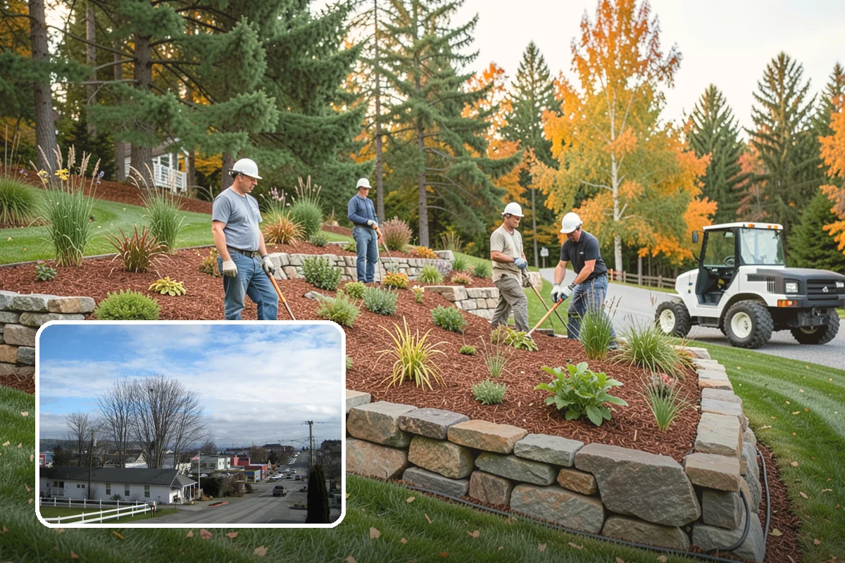 Tree Mulching in Langley, Island County, WA - Conserves soil moisture and moderates temperature