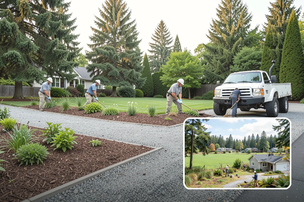 Tree Mulching in Lyman, Skagit County, WA - Conserves soil moisture and moderates temperature
