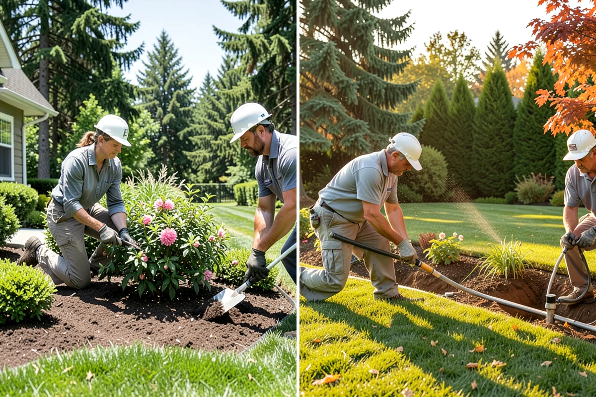 Tree Mulching in Lyman, Skagit County, WA - Clear weeds and turf from the drip-line area