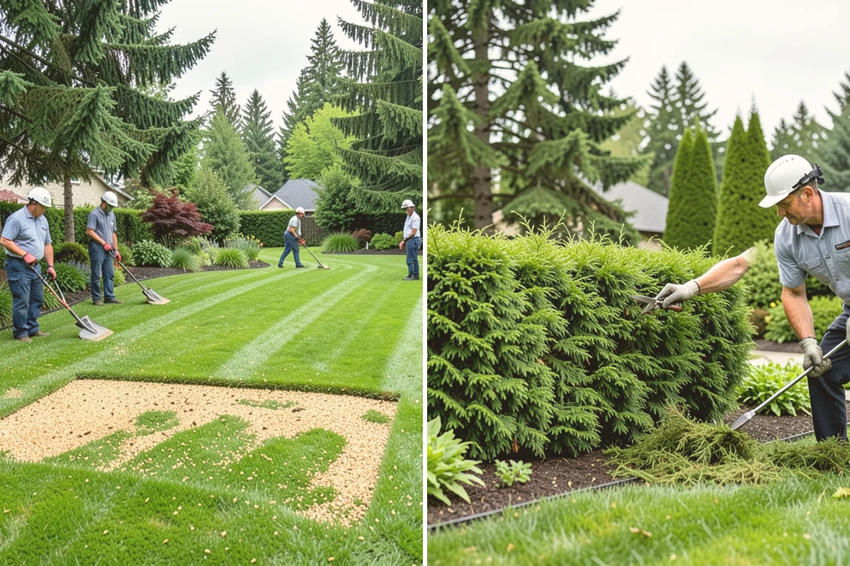 Tree Mulching in Mount Vernon, Skagit County, WA - Clear weeds and turf from the drip-line area